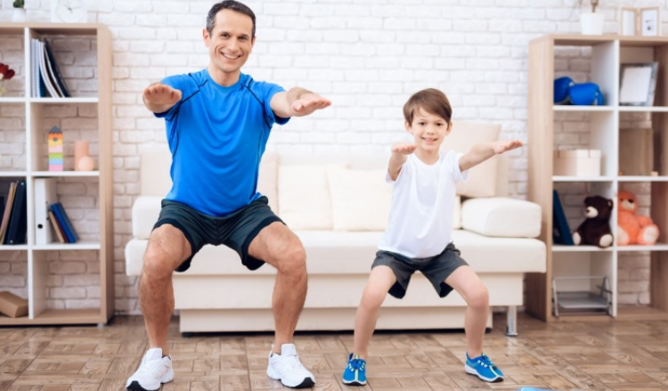 Ejercicios para hacer en casa en familia 1